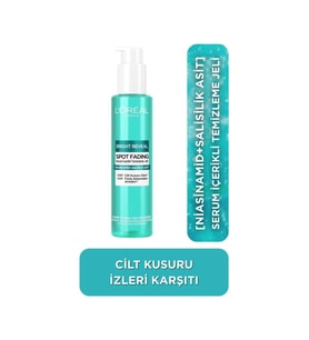 L'oréal Paris Bright Reveal Cilt Kusuru Izi Karşıtı, Serum Içerikli Temizleme Jeli Niasinamid+Salisilik Asit 150ml
