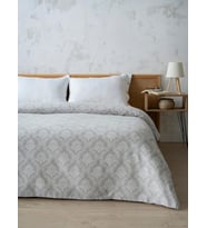 Desenli Pike Yatak Örtüsü - Kaliteli Baskılı, Pamuk, Hafif, Tek Kişilik ve Çift Kişilik Pike Yatak Örtüleri (Damask GRİ, Tek Kişilik Pike 160x240 cm)