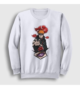 Presmono Unisex Beyaz Pain Anime Naruto Sweatshirt 318391tt