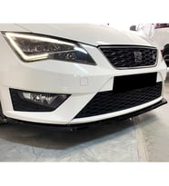 Seat Leon Mk3 FR Ön Lip Parlak Siyah Plastik Ön Ek Karlık 2012 2013 2014 2015 2016 karlık+bodykit+ek