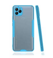 General Mobile 21 Kılıf Parfe Kenarları Pastel Renk Silikon Kılıf (Mavi)