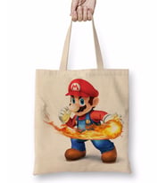 Süper Mario Atari Bez Çanta Uzun Saplı