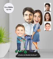 Kişiye Özel Aile Ahşap Eco Biblo -26
