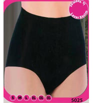 Siyah Lazer Kesim Yüksek Bel Korse Külot – Toparlayıcı Şekillendirici Slip S-3XL 5025