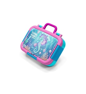 CORAL HIGH 39156 KIDS UNICORN DENİZATI DESENLİ 2 BÖLMELİ PASLANMAZ ÇELİK YEMEK KABI
