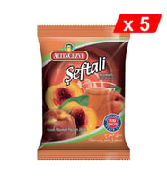 Altıncezve Şeftali Aromalı İçecek Tozu 250 Gr - 5Lİ PAKET