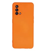 A74 4G Kılıf Nano içi Kadife Silikon - Turuncu