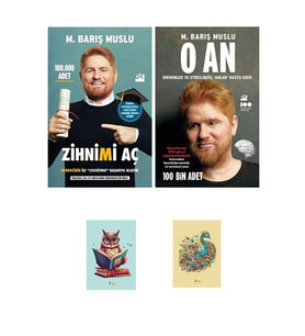 Barış Muslu - Zihnimi Aç - O An - Doğan Kitap (2 NOT DEFTERLİ)