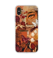 Iphone X ve XS Uyumlu Eller Tablosu Aesthetic Tasarımlı Şeffaf Telefon Kılıfı