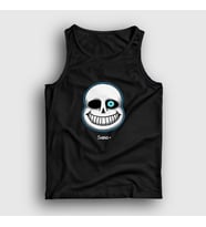 Presmono Unisex Siyah Face Sans Undertale Atlet 32653tt