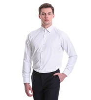 Hatemoğlu Gri Slim Fit Baskılı Pamuklu Slim Yaka Uzun Kollu Klasik Gömlek
