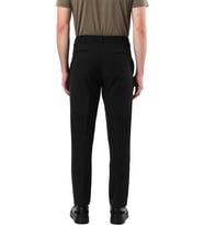 Kadın İçin Slim Fit Kumaş Dokuma Pantolon Beli Bağlama Detaylı Açık Fonksiyonel Dayanıklı Şık
