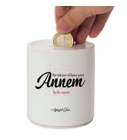 İsme Özel Seramik Kumbara - Annem
