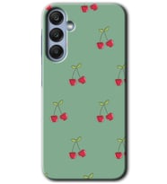 Galaxy A35 Kılıf HD Desen Baskılı Kılıf - Kiraz Berry