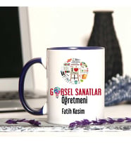 Görsel Sanatlar Öğretmenine Özel Öğretmenler Günü Hediyesi Kişiye Özel Kupa Bard
