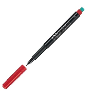FABER CASTELL ASETAT KALEMİ (S) KIRMIZI