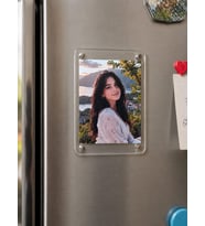 5 Adet Fotoğraf Baskısı Dahil 6 × 9 Cm Şeffaf Pleksi Fotoğraf Magneti