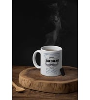 Babalar Gününe Özel Baskılı Kupa Bardaklar 8. Model (Beyaz)