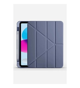 Apple İpad 2022 10.9 (10.nesil) Kılıf Kalemlikli Mars Tablet Kılıfı - Lavender