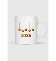 2026 Yılbaşı Yeni Yıl Tasarımlı Kupa Bardak