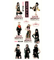 Tattoo Geçici Dövme Vücut Dövmesi 9x19 cm - Blackpink Venom