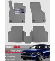 BMW X2 F39 (2017-2023) Uyumlu EVA Paspas Tam Set–Araca Özel,Su Geçirmez,Hızlı ve Kolay Montaj