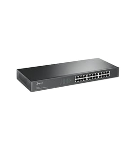 TP-Link TL-SF1024D, 24-Port 10/100Mbps Masaüstü/Rackmount Switch (Siyah)