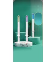 GH DENT GH15 Uyumlu 3'lü Yedek Başlık Seti - 3 Gözlü Masaj Etkili Tasarım - BPA Free & FDA Kriterlerine Uygun Materyal