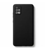 Coverzone Samsung Galaxy A71 ?le Uyumlu K?l?f Z-Mara Lansman Vieri Tam Koruma Arka Kapak Kamera Koruma �?k?nt?l? P�r�zs�z Y�zey Siyah