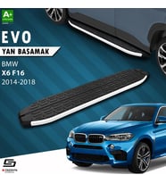 S-Dizayn Bmw X6 F16 Evo Aluminyum Yan Basamak 193 Cm 2014-2018 A+ Kalite