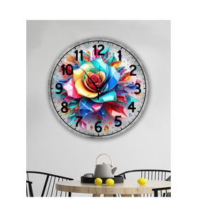Bilge Tasarım Retro Duvar Saati 35 X 35 Cm (Karışık)