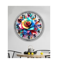 Bilge Tasarım Retro Duvar Saati 35 X 35 Cm (Karışık)