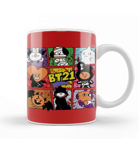 Bt21 Halloween Kupa Bardak Porselen
