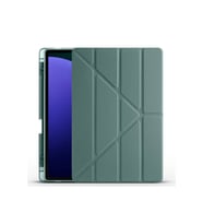 Samsung Galaxy Tab S9 Plus Uyumlu Kılıf Zore Tri Folding Kalem Bölmeli Standlı Kılıf