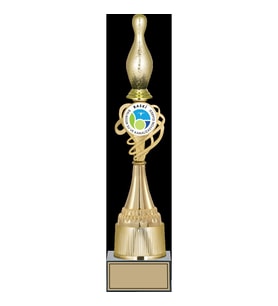 ODAK KUPA - Figürlü Kupalar - Bowling / Pin Figürlü Kupalar FG-036 A - 43 cm