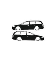 Otomobil Tasarım Oto Sticker Model 21 Siyah 16*6 Cm