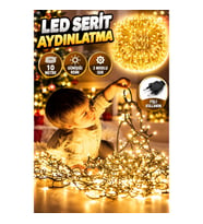 10 Metre Günışığı LED Şerit Aydınlatma – Fişli ve 3 Modlu Dekoratif Işık