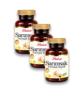 Balen Sarımsak Yağı Yumuşak Kapsül 450 mg 3 x 100 Kapsül