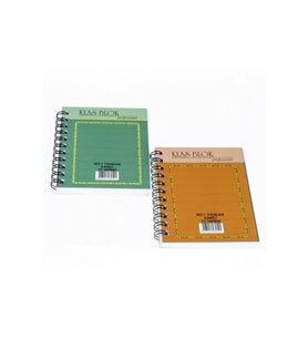 Klas Bloknot No:1 Yandan Spiralli 72 Yaprak 12 Li (1 Paket 12 Adet)