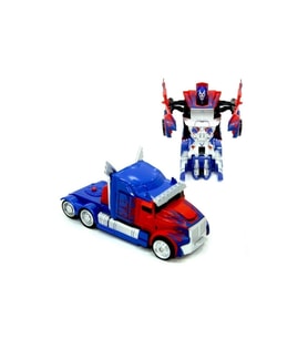 Transformer Tarzı Tıra Dönüşen 14 Cm Optimus Prime Robot Olan TIR