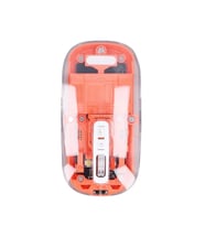 Şeffaf Tasarımlı Kablosuz Mouse Bluetooth ve USB Uyumlu
