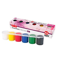 Red Apple Kumaş Boyası 6 Renk x 25 ml. Sıralı Set 