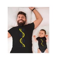 Sarı Lacivert DNA Baba Oğul Kız TEK ÜRÜN FİYATIDIR KOMBİN YAPMAK İÇİN EN AZ 2 ADET SEPETE EKLEYİNİZ