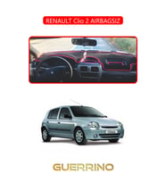 RENAULT Clio 2 AIRBAGSIZTORPİDO KORUMA HALISI KIRMIZI KENAR