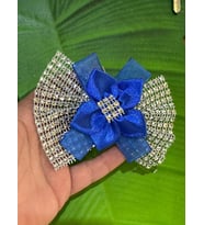 11X7 CM MAVİ FİYONK BROŞ YAKA İĞNESİ TÜRBAN SAÇ AKSESUARI
