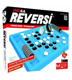 Plastik Reversi Kutu Oyunları - Mavi Su Dünyası (Çok Renkli)