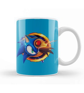 Sonic The Hegdehog Kupa Bardak Porselen