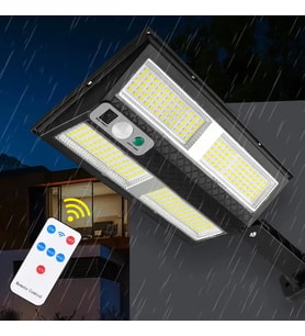 Hareket Sensörlü IP65 Güneş Enerjili LED Spot Kumandalı (5343)