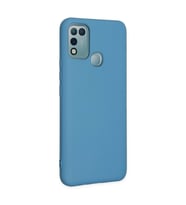 İnfinix Hot 10 Play Kılıf Nano İçi Kadife Silikon - Mavi