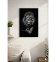 LION1  TASARIM MDF TABLO (27X18)